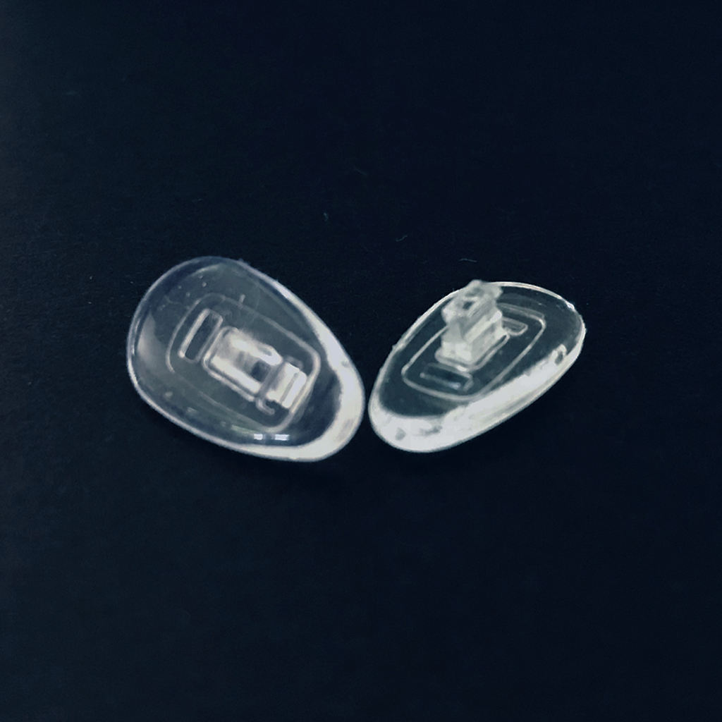 Clear 15mm Screw Nose Pads